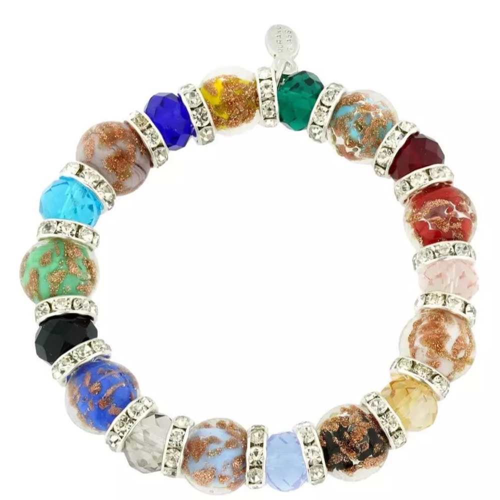 Vogue Multicolor Murano Glass Beaded Bracelet